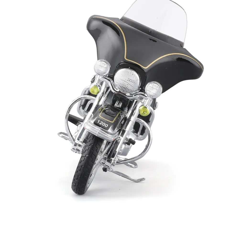 Harley-Davidson Duo 1977 FXS Low Rider + 1978 Electra Glide 1:18 Scale Diecast Model Motorcycle by Maisto