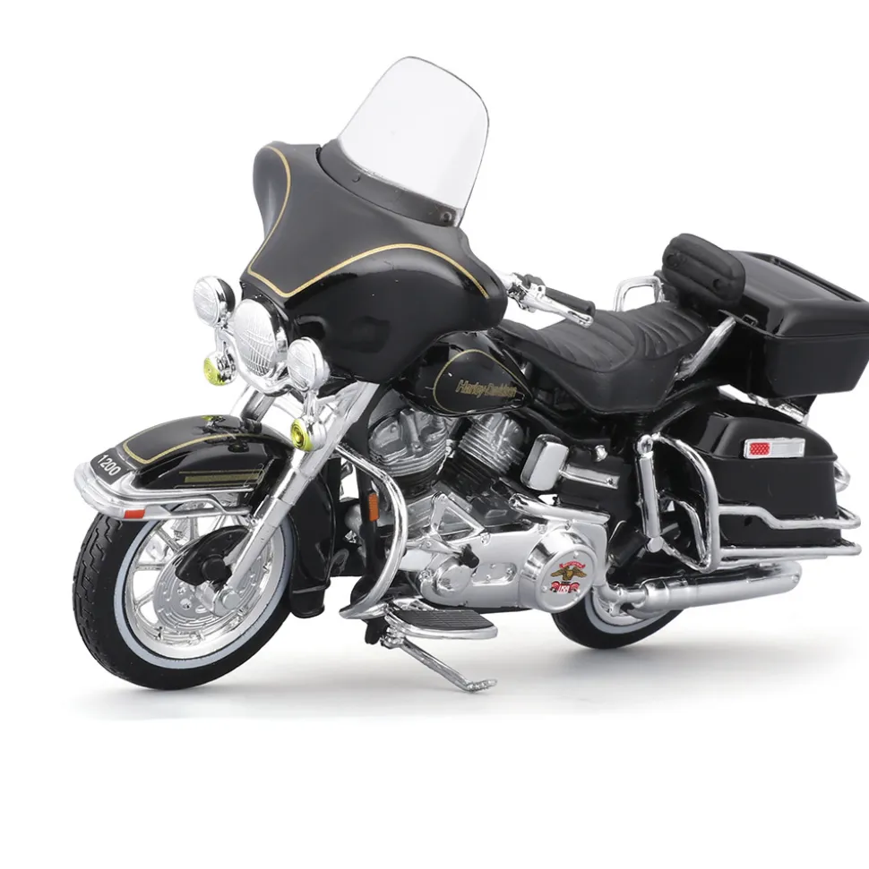 Harley-Davidson Duo 1977 FXS Low Rider + 1978 Electra Glide 1:18 Scale Diecast Model Motorcycle by Maisto