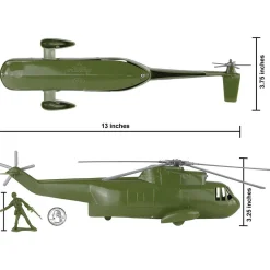 Helicopter Rescue Plastic 26 Piece Set VICTORYBUY (TM-67880) Plastic by Tim Mee