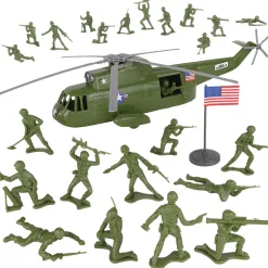 Helicopter Rescue Plastic 26 Piece Set VICTORYBUY (TM-67880) Plastic by Tim Mee
