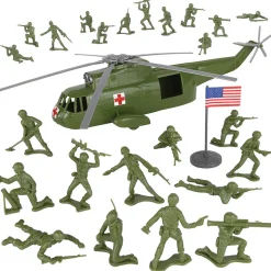 Helicopter Rescue Plastic 26 Piece Set VICTORYBUY (TM-67880) Plastic by Tim Mee