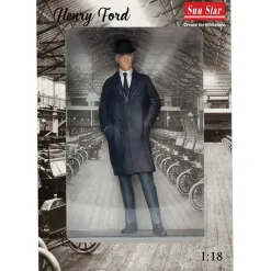 Henry Ford Resin Figure 1:18 Scale Cast Resin Figure by Sunstar