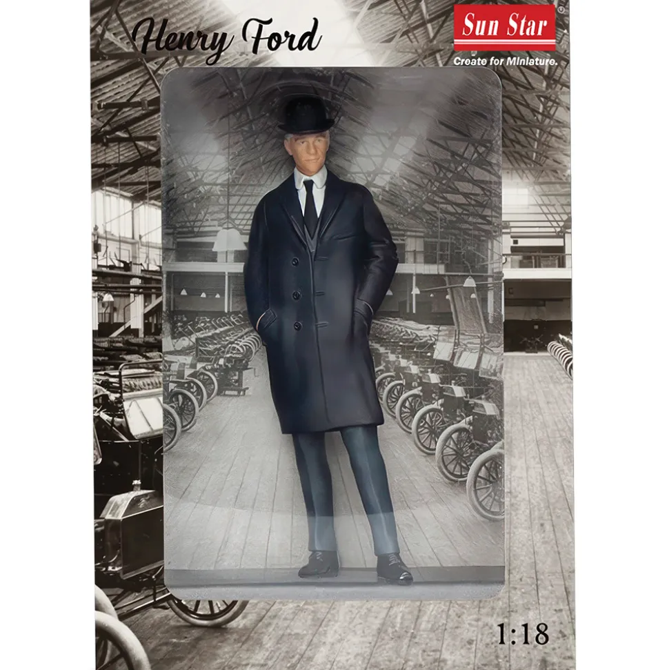 Henry Ford Resin Figure 1:18 Scale Cast Resin Figure by Sunstar