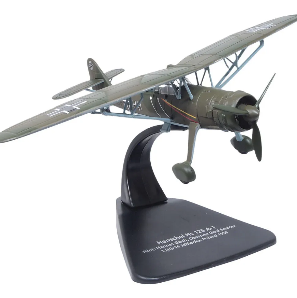Henschel Hs 126A-1 1/72 Die Cast Model Oxford Models (AC120) 1:72 scale Metal by Oxford Diecast