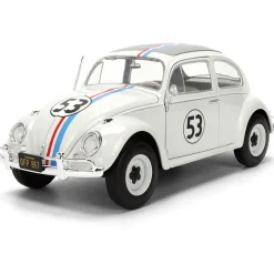 Herbie the Love Bug VW Beetle w/Tire Rack 1:24 Scale Diecast Model Car by Jada Toys