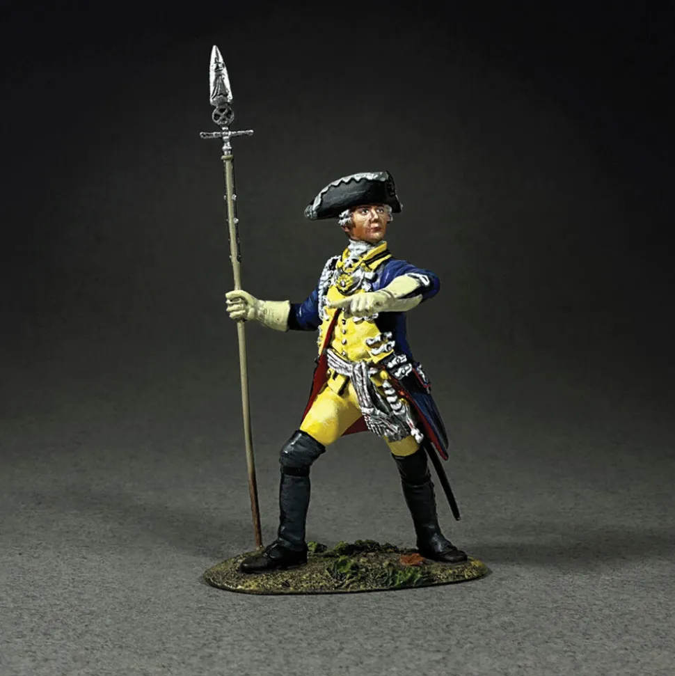 Hessian Leib Infantry Regiment Officer, 1776 1/30 Figure WILLIAM BRITAIN (16178) 1:30 Scale Metal by William Britain