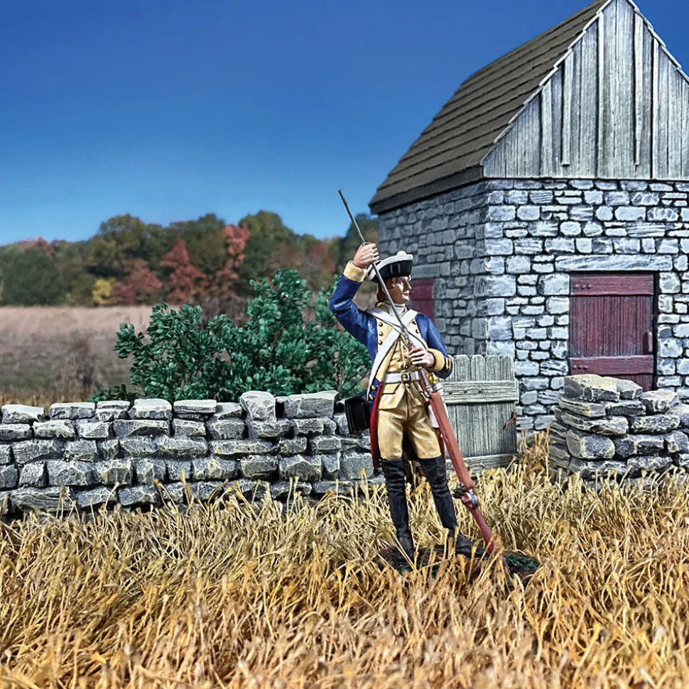 Hessian Regiment von Donop, Ramming Cartridge 1/30 Figure William Britain (16191) 1:30 Scale Metal by William Britain