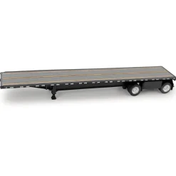 High Boy Spread Axle Flatbed Trailer - Black 1:87 Scale Model Truck by HO Logistics