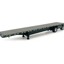 High Boy Spread Axle Flatbed Trailer - Black 1:87 Scale Model Truck by HO Logistics