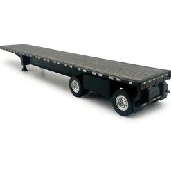 High Boy Spread Axle Flatbed Trailer - Black 1:87 Scale Model Truck by HO Logistics