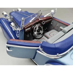 1939 Horch 855 Roadster - Blue 1:18 Scale Diecast Model Car by Sunstar