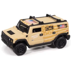 2004 Hummer H2 Wagon Welcome Home Parade Vehicle - Sand 1:64 Scale Diecast Model Truck by Johnny Lightning