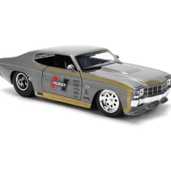 1971 Hurst Chevy Chevelle SS - Gray 1:24 Scale Diecast Model Car by Jada Toys