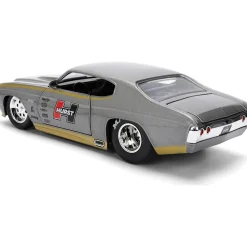 1971 Hurst Chevy Chevelle SS - Gray 1:24 Scale Diecast Model Car by Jada Toys