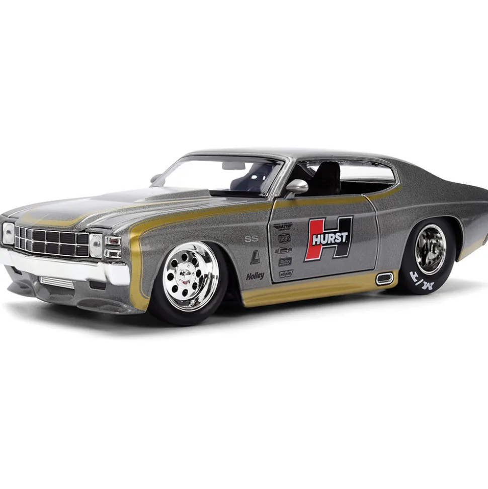 1971 Hurst Chevy Chevelle SS - Gray 1:24 Scale Diecast Model Car by Jada Toys