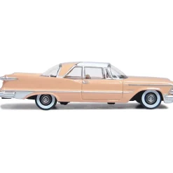 1959 Imperial Crown Coupe - Persian Pink / White 1:87 Scale Diecast Model Car by Oxford Diecast
