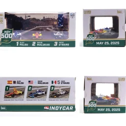 2025 Indianapolis 500 Victory Row Collector's 3 Car Set 1:64 Scale Diecast Model Car by IXO Models
