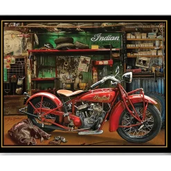 Indian Motorcycles Metal Sign by Desperate Enterprises