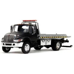 International Flatbed Tow Truck - Primer Black 1:24 Scale Diecast Model Truck by Jada Toys