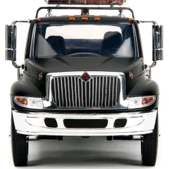 International Flatbed Tow Truck - Primer Black 1:24 Scale Diecast Model Truck by Jada Toys