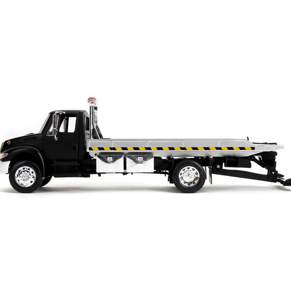 International Flatbed Tow Truck - Primer Black 1:24 Scale Diecast Model Truck by Jada Toys