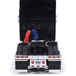 2010 International Lonestar - Black with flames 1:43 Scale Diecast Model Truck by IXO Models