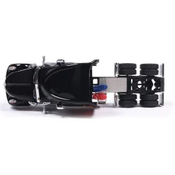 2010 International Lonestar - Black with flames 1:43 Scale Diecast Model Truck by IXO Models