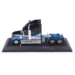 2010 International Lonestar - Black And Blue 1:64 Scale Diecast Model Truck by IXO Models