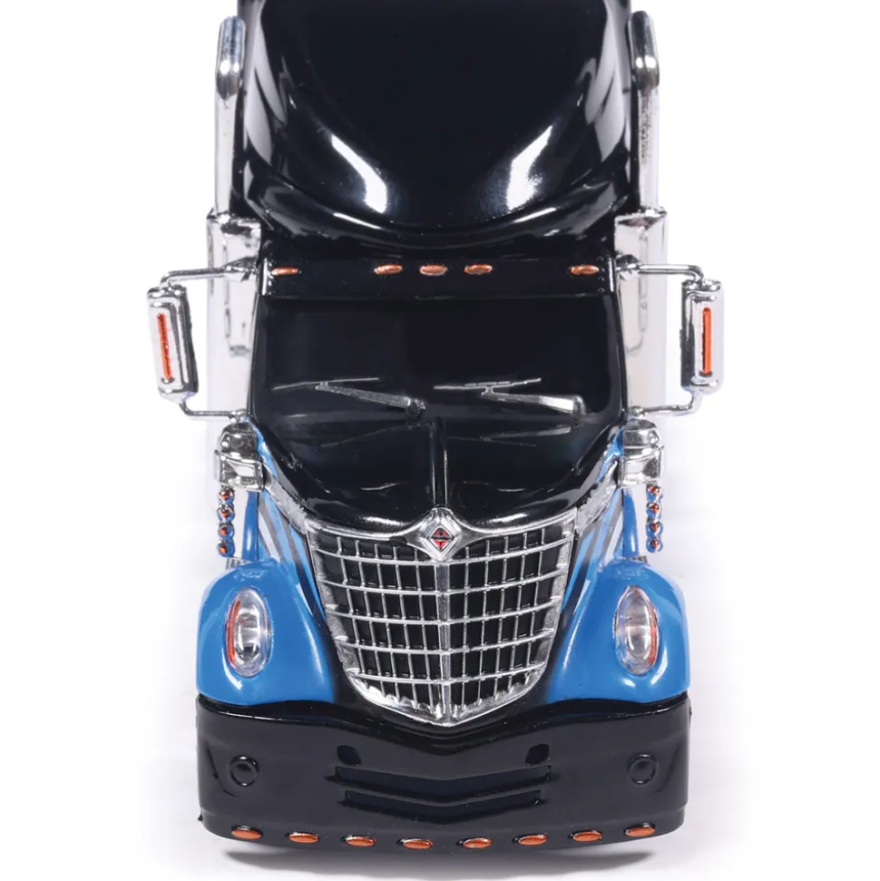 2010 International Lonestar - Black And Blue 1:64 Scale Diecast Model Truck by IXO Models