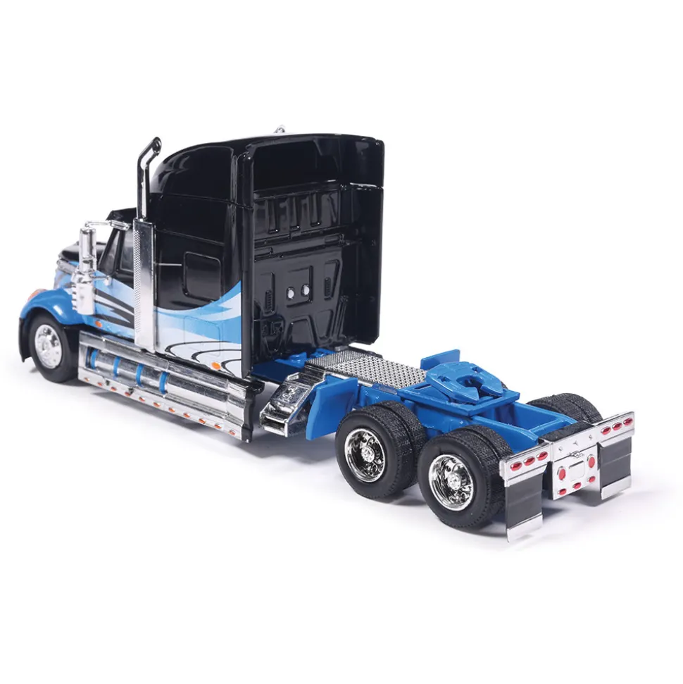 2010 International Lonestar - Black And Blue 1:64 Scale Diecast Model Truck by IXO Models
