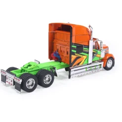2010 International Lonestar - Orange and Green 1:64 Scale Diecast Model Truck by IXO Models