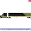 2010 International Lonestar with Reefer Trailer - Green and Black 1:64 Scale Diecast Model Truck by IXO Models