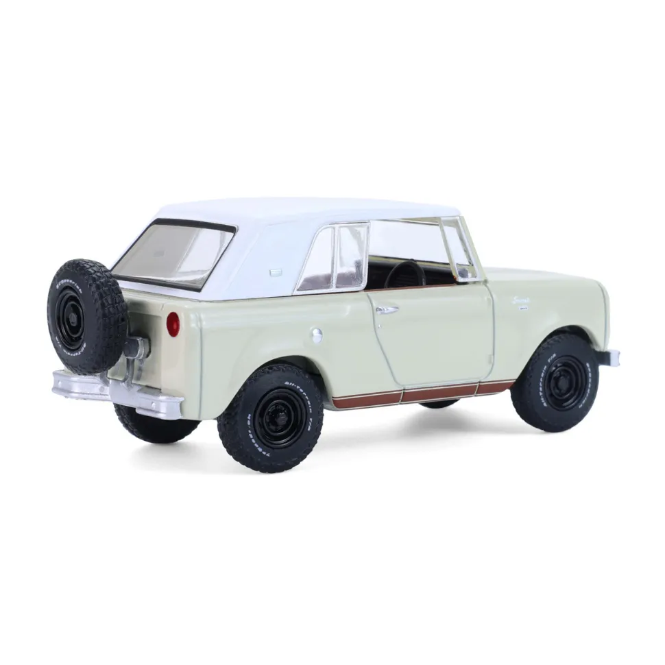 1967 International Scout 800 Sportop - Cream & Brown 1:64 Scale Diecast Model Truck by Greenlight