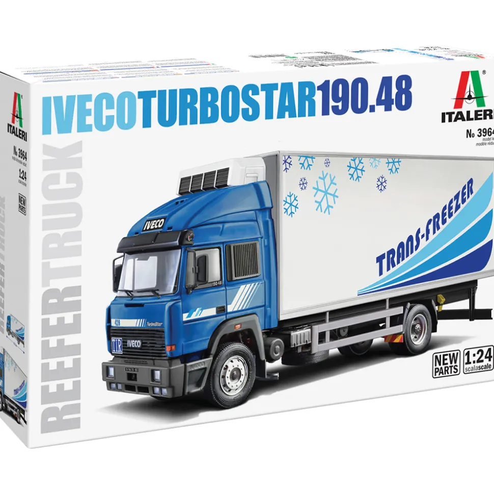 Iveco Turbostar Reefer Truck 1/24 Kit 1:24 scale Plastic by Italeri