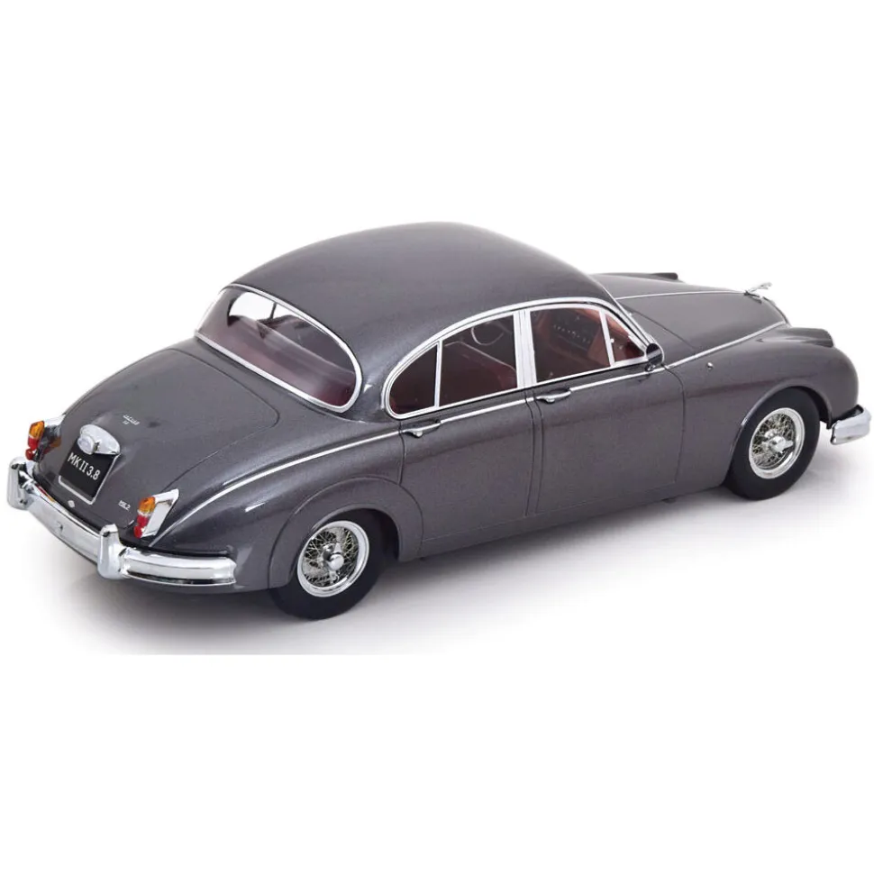 1959 Jaguar MK II 3.8 LHD - Dark Gray 1:18 Scale Diecast Model Car by KK Scale