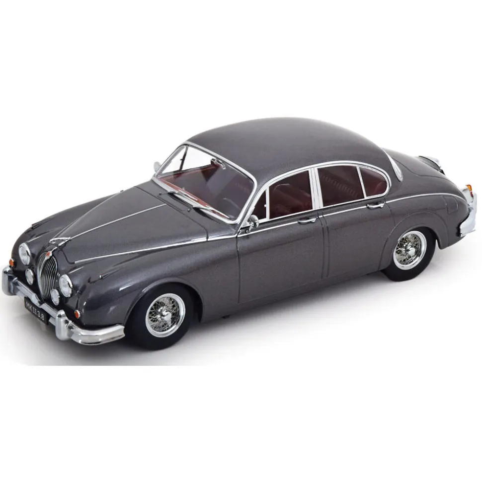 1959 Jaguar MK II 3.8 LHD - Dark Gray 1:18 Scale Diecast Model Car by KK Scale