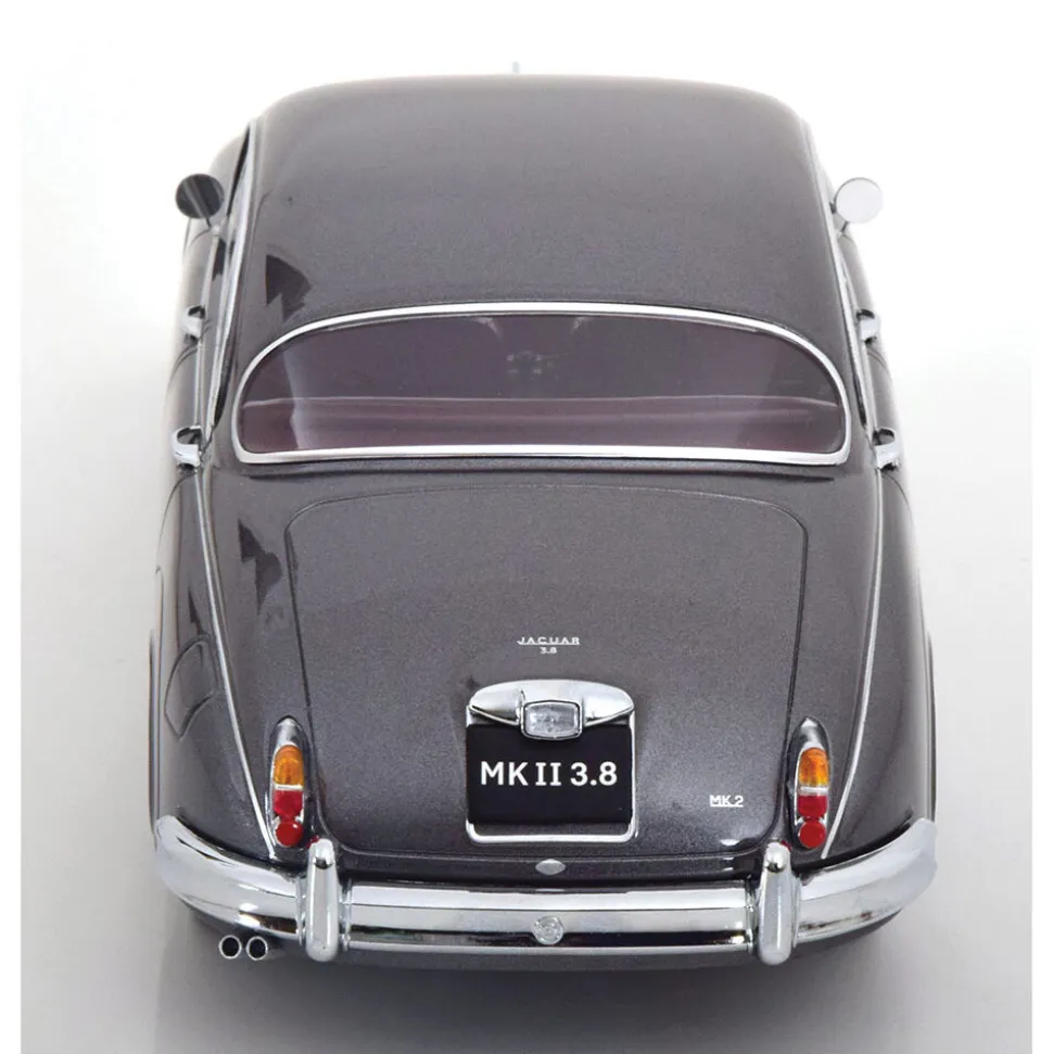 1959 Jaguar MK II 3.8 LHD - Dark Gray 1:18 Scale Diecast Model Car by KK Scale