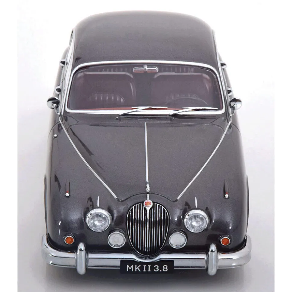 1959 Jaguar MK II 3.8 LHD - Dark Gray 1:18 Scale Diecast Model Car by KK Scale