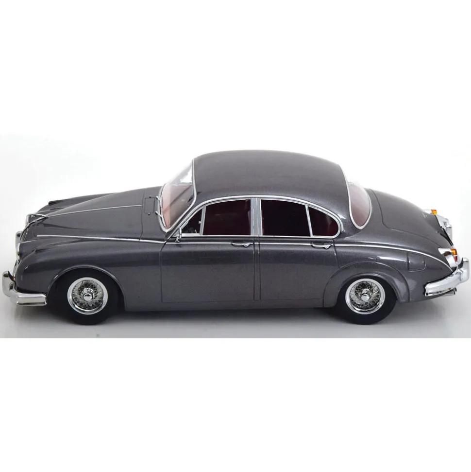 1959 Jaguar MK II 3.8 LHD - Dark Gray 1:18 Scale Diecast Model Car by KK Scale