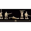 Japanese Infantry 1/72 Plastic Figures Italeri (6170s) 1:72 Scale Plastic by Italeri