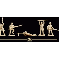 Japanese Infantry 1/72 Plastic Figures Italeri (6170s) 1:72 Scale Plastic by Italeri