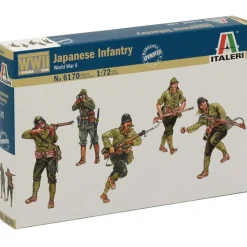 Japanese Infantry 1/72 Plastic Figures Italeri (6170s) 1:72 Scale Plastic by Italeri
