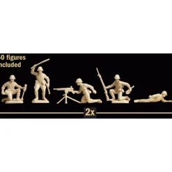 Japanese Infantry 1/72 Plastic Figures Italeri (6170s) 1:72 Scale Plastic by Italeri