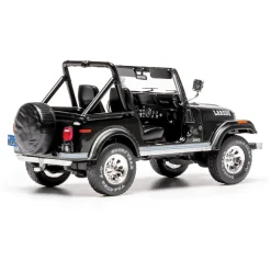 1986 Jeep CJ-7 Laredo - Black 1:43 Scale Diecast Model Truck by IXO Models