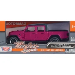 Jeep Gladiator Overland - Soft Top - Tuscadero 1:27 Scale Diecast Model Truck by Motormax