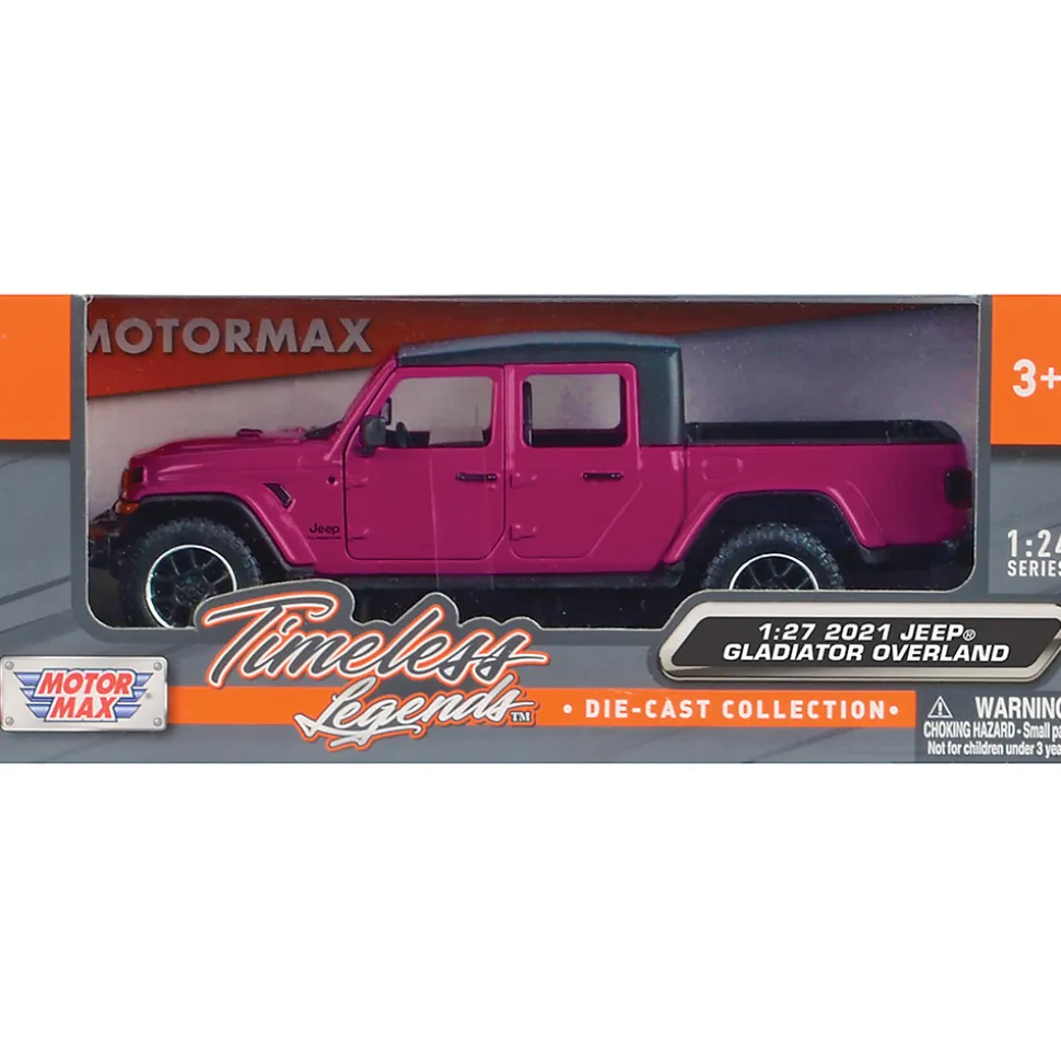 Jeep Gladiator Overland - Soft Top - Tuscadero 1:27 Scale Diecast Model Truck by Motormax