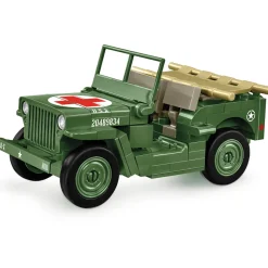 JEEP Medical MB Vehicle Building Brick Set 1:35 Scale by Cobi Toys