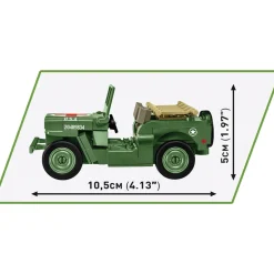 JEEP Medical MB Vehicle Building Brick Set 1:35 Scale by Cobi Toys