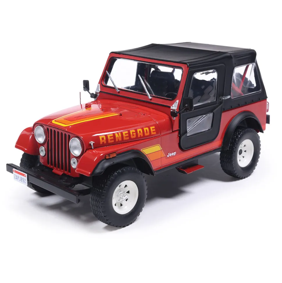 1983 Jeep Renegade - Sebring Red 1:24 Scale Diecast Model Truck by IXO Models
