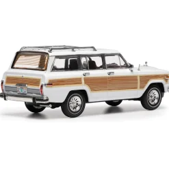 1989 Jeep Wagoneer 4WD - White 1:43 Scale Diecast Model Truck by IXO Models